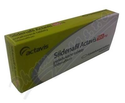 Sildenafil Actavis 100mg por.tbl.flm.4x100mg