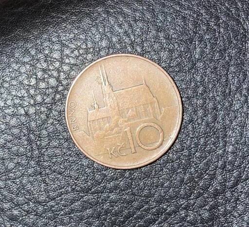 Vzácná ražba mince 10Kč z roku 1993