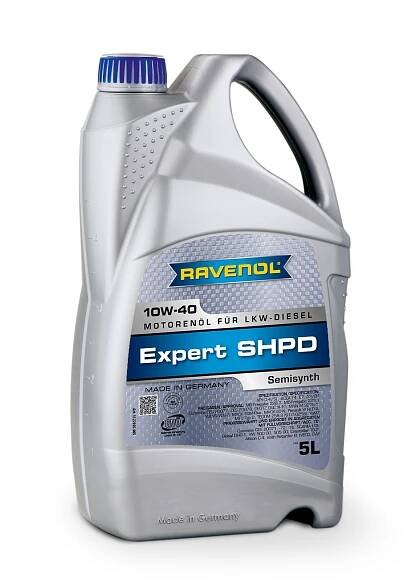 MOTOROVÉ OLEJE | RAVENOL EXPERT SHPD 10W-40 5L | SOTAOIL.cz - Specialista na oleje a maziva
