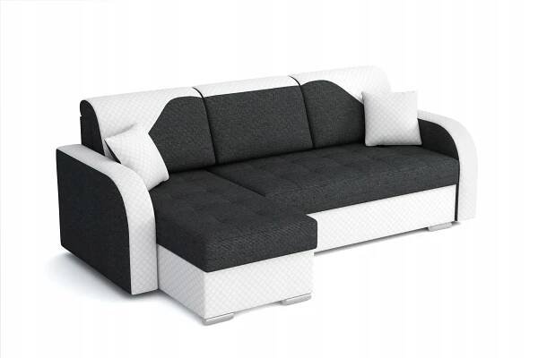 Rohová Sedací Souprava rozkládací stůl LOPEZ 230x140x87 cm s úložným prostorem na povlečení