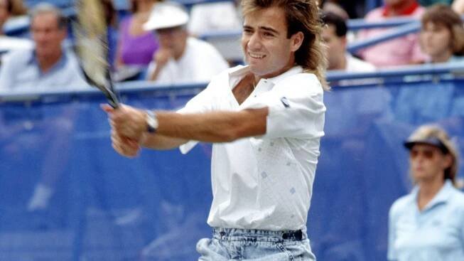 Andre Agassi Competed at the U.S. Open in Tiny Jean Shorts