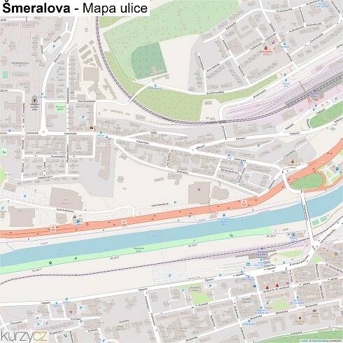 Šmeralova - mapy | Kurzy.cz