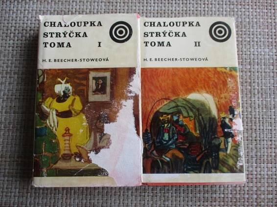 Beecher-Stoweová H. E. & Pelc A. 2x  - Chaloupka strýčka Toma I & II - Knihy
