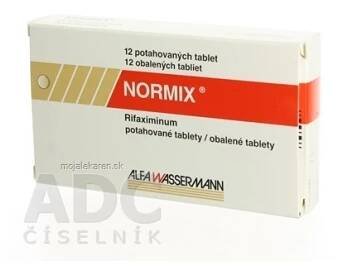 NORMIX  12X200MG Potahované tablety (Žaludek a střeva)