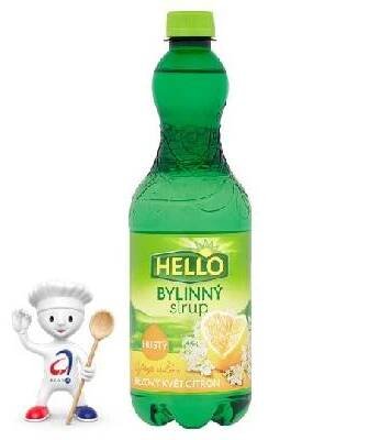 Hello Bylinný sirup bezový květ citron 0,7l