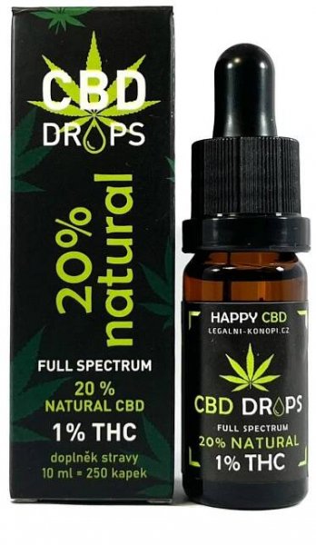 20% CBD + 1% THC olej Full-spectrum