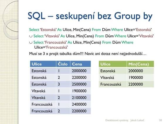 PPT - Úvod do databázových systémů PowerPoint Presentation, free download - ID:2182867