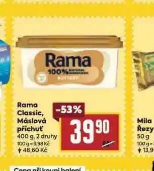 Billa Rama classic, máslová příchuť nabídka