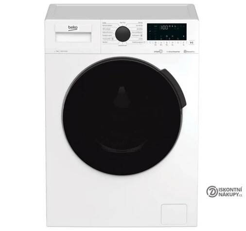 Automatická pračka Beko XWUE77265CSH3B..Nepoužité zboží..Lehce promáčknutý plech v přední části..Pravá strana oděrka barvy