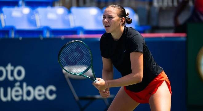 Amanda Anisimova pictured at the 2025 Canadian Open | Image Source: Getty