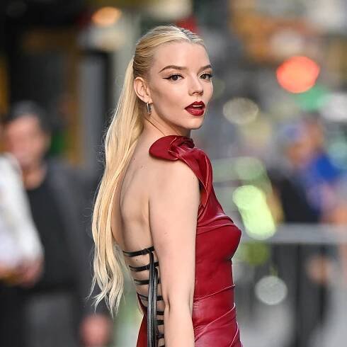 Anya Taylor-Joy Flashes Bare Butt, Goes Commando in Revealing Lace-Up Mini Dress