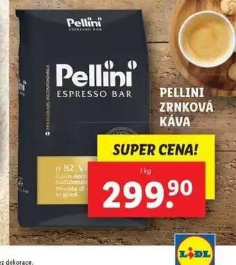 Lidl Pellini zrnková káva nabídka