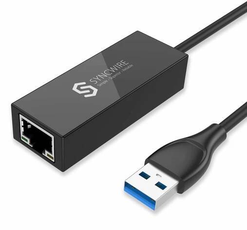 SYNCWIRE adaptér z USB 3.0 na ETHERNET RJ kompakt