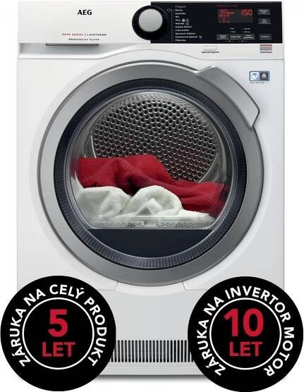 Sušička AEG T8DBE48SC AbsoluteCare® 16990 Kč