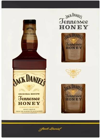 Jack Daniel's Honey 0,7 l v dárkové kazetě - topalkohol.cz