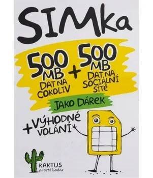 SIM karta Kaktus Simka + kredit 100kč