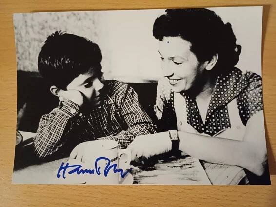 Bor Hanuš, herec, foto s originál autogramem film ČERNÁ SOBOTA