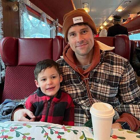 Benjamin Hollingsworth and his son Hemingway Nash Hollingsworth.