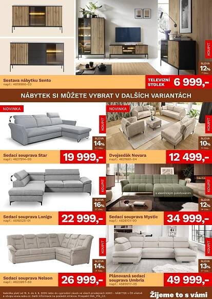 Leták ASKO NÁBYTEK leták - Akční nabídka - strana 2