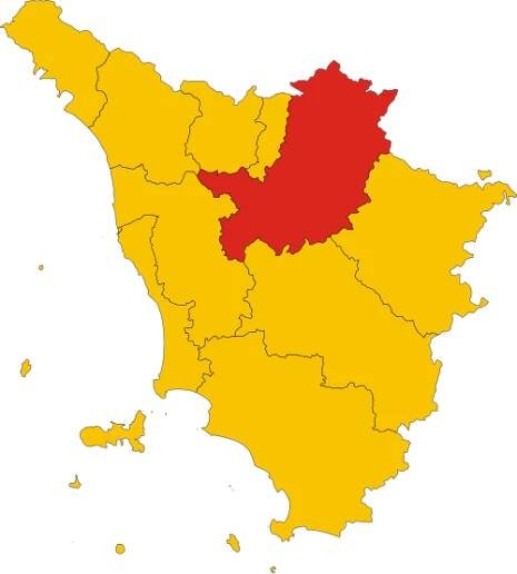 Soubor:Map of Metropolitan city of Florence (region Tuscany, Italy).svg – Wikipedie