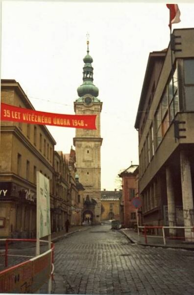 Zanedbaný střed města v dobách komunismu (1983)