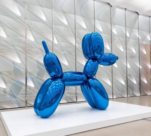 Jeff Koons At The Broad Dog