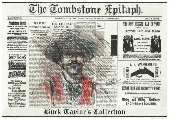 Tombstone Epitaph Print 3