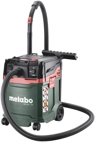 Metabo ASA 30 L PC 602086000 mokrý/suchý vysavač Jednodílná sada 1200 W 30 l prachová třída L certifikováno, antistatický
