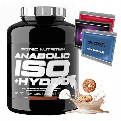 SCITEC ANABOLIC ISO + HYDRO 2350 g MASA BÍLKOVINA SVALSTVO REGENERACE