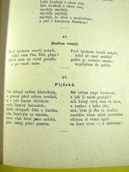 Storchův zpěvní věnec Holka krev a mléko Blahoslavený sládek (1889) | Aukro