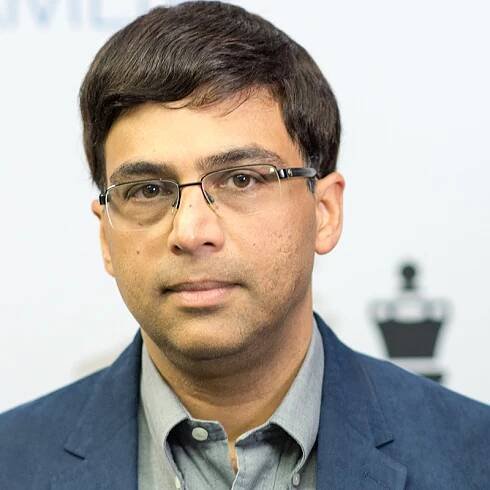 A satisfied Viswanathan Anand after his win over Caruana. He now shares the top of the standings with Anish Giri on 2.5/3. Photograph by John Lee Shaw © www.hotoffthechess.com