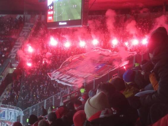 Strakoničtí fanoušci Slavie Praha byli u těsné výhry nad Baníkem