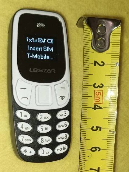 Nejmenší mobil na světě L8STAR BM10 Dual SIM - funkční, ale nenabíjí ! - Mobily a chytrá elektronika