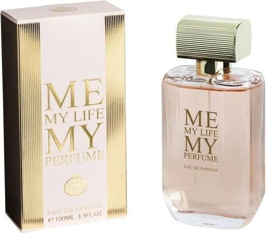 RT Eau de Parfum ME MY LIFE MY PERFUME - Parfém pro ženy - ovocné a sladké tóny, - 100ml - Parfémové dvojče / Dupe Sale