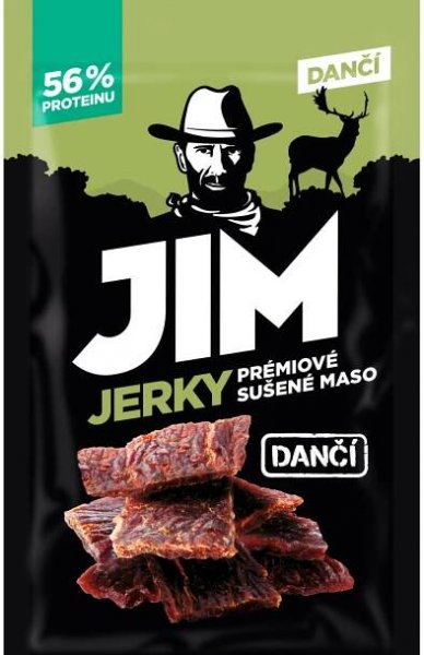 Jim Jerky Dančí s mořskou solí, 23 g - Emco spol. s r. o.