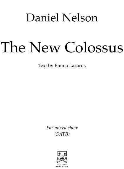 Nelson, Daniel: The New Colossus
