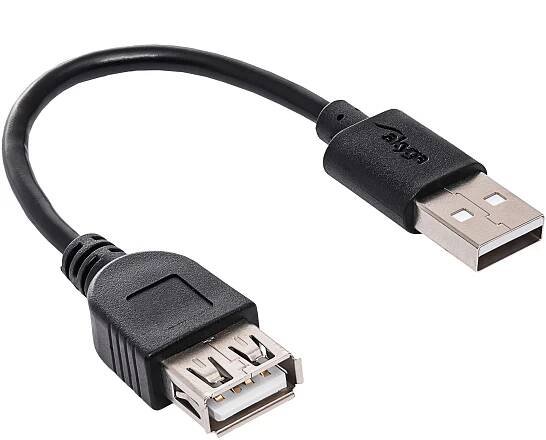 Kabel USB A-A 15cm AK-USB-23