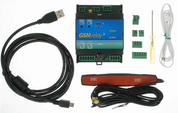 GSM RELÉ 3 - DIN - SEA spol. s r.o.
