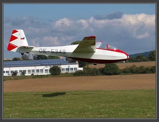 Bergfalke III (OE-5349), letiště Brno-Medlánky