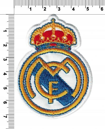 Nažehlovačka REAL MADRID termolepicí výšivka 5,5 x 7,3 cm Značka žádná značka