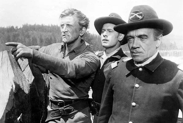 Indiánský bojovník - Z filmu - Kirk Douglas, Walter Abel