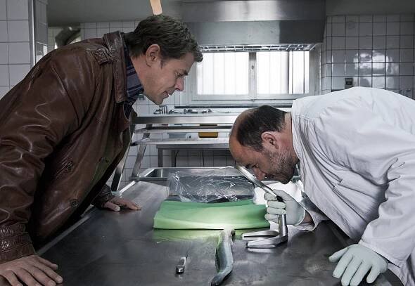 Vraždy na severu - Smrtelná ulička - Z filmu - Sven Martinek, Christoph Tomanek