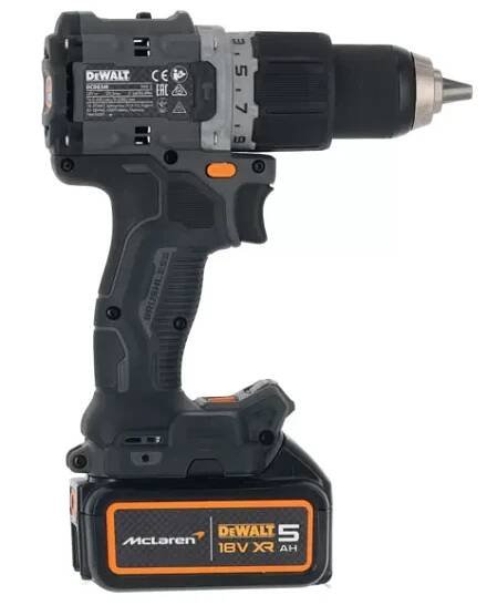 Aku příklepová vrtačka 18V/2x5,0Ah limitovaná edice McLaren DeWALT DCD85MP2T 