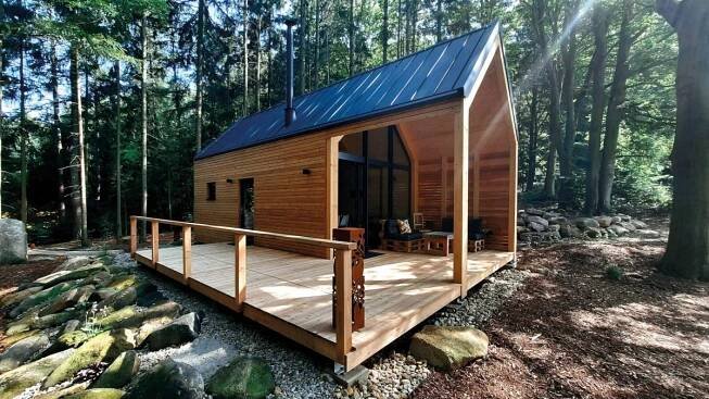 Moderní mini domek v srdci Vysočiny – odpojte se pomocí kouzelného tlačítka OFF