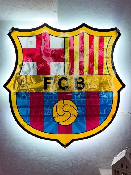 Svítící obraz FC Barcelona :: T-tatra.com
