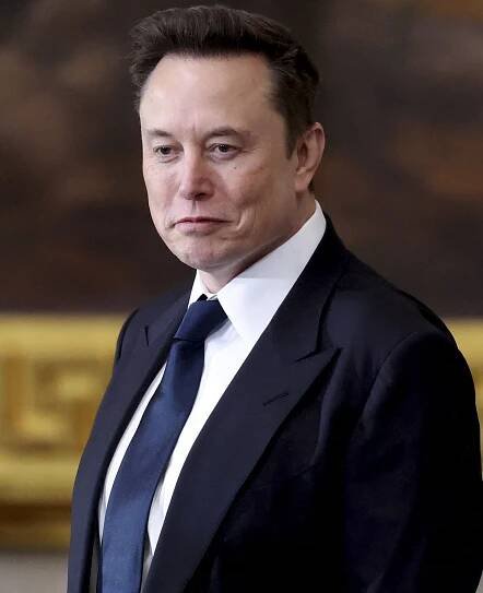 Elon Musk at Donald Trump's presidential inauguration.