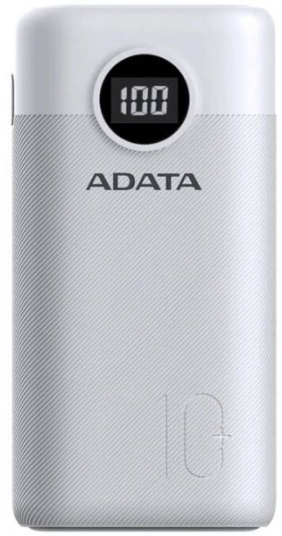 ADATA PowerBanka 10000mAh AP10000 bílá - Smarty.cz