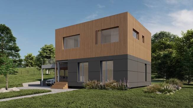 Připravujeme: Čtyřmodul na patro - Ekomodular.cz