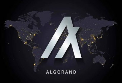Algorand,Crypto,Currency,Digital,Payment,System,Blockchain,Concept.,Cryptocurrency,Isolated