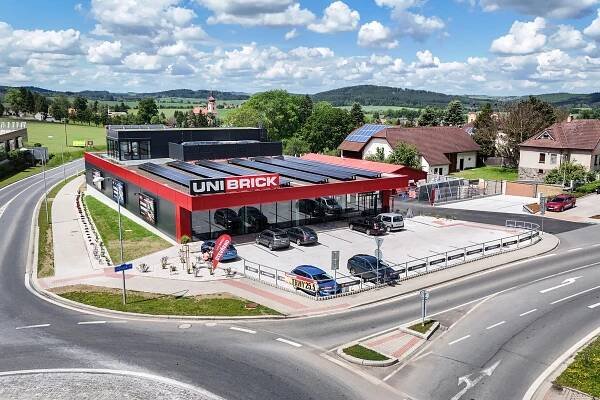STAVBA NOVÉ PRODEJNY V NEPOMUKU | Unibrick s.r.o 